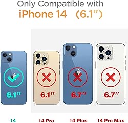 ROSEPARROT Designed for iPhone 14 Case with
