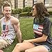 Epivive American Flag USA T Shirt: Red, White and Blue Graphic Tees for Men, Women, Teens and Kids - Large
