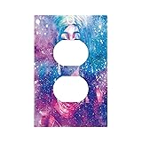 Xuejiaku Decorative Outlet Covers Rainbow Black