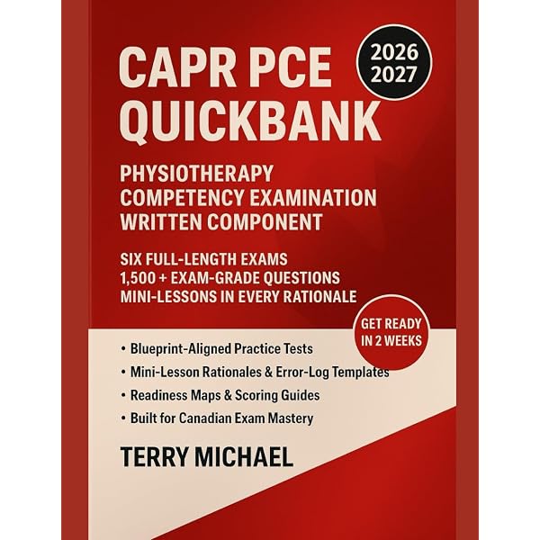 CAPR PCE QUICKBOOK 2026–2027: 1500+ EXAM-GRADE QUESTIONS, CORRECT