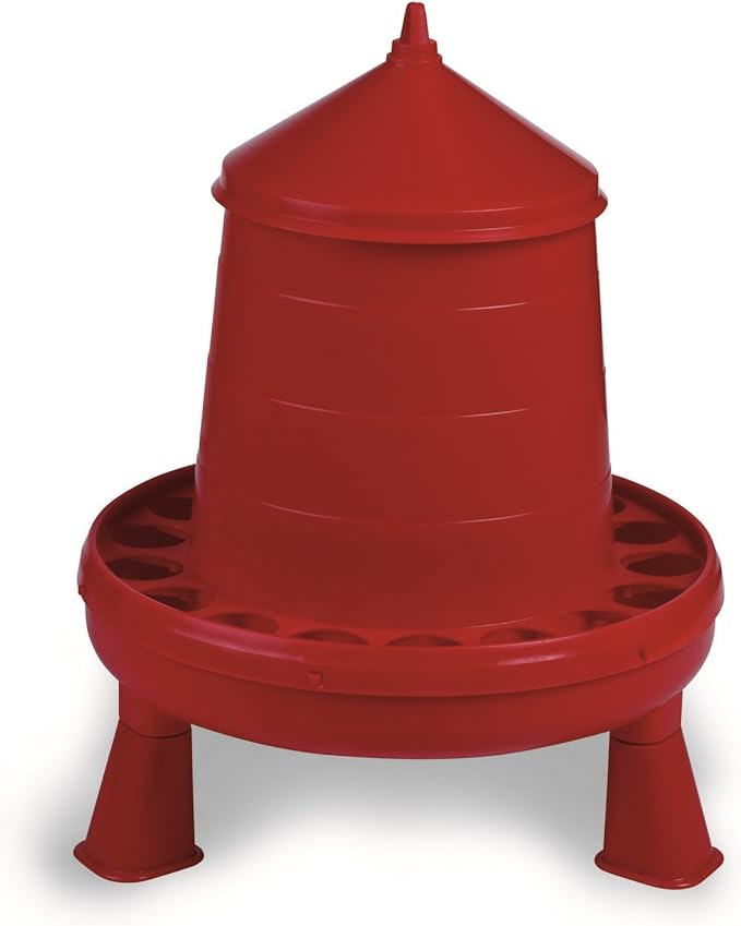 Plastic Hanging Poultry Feeder with Legs Garden & Outdoor