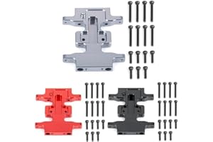 BENEDICT HARRY Skid Plate Transmission Mount for 1/24 RC Crawler Axial SCX24 All Series (Black)