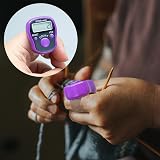 LAMXD Purple Knit Counter Finger Digital Counter for Crocheting view 6