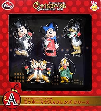 Happyくじ ディズニー クリスマスオーナメントくじ 16 スペシャルコンプリートbox A ミッキーマウス フレンズ シリーズ 人形 動物 ホビー Amazon