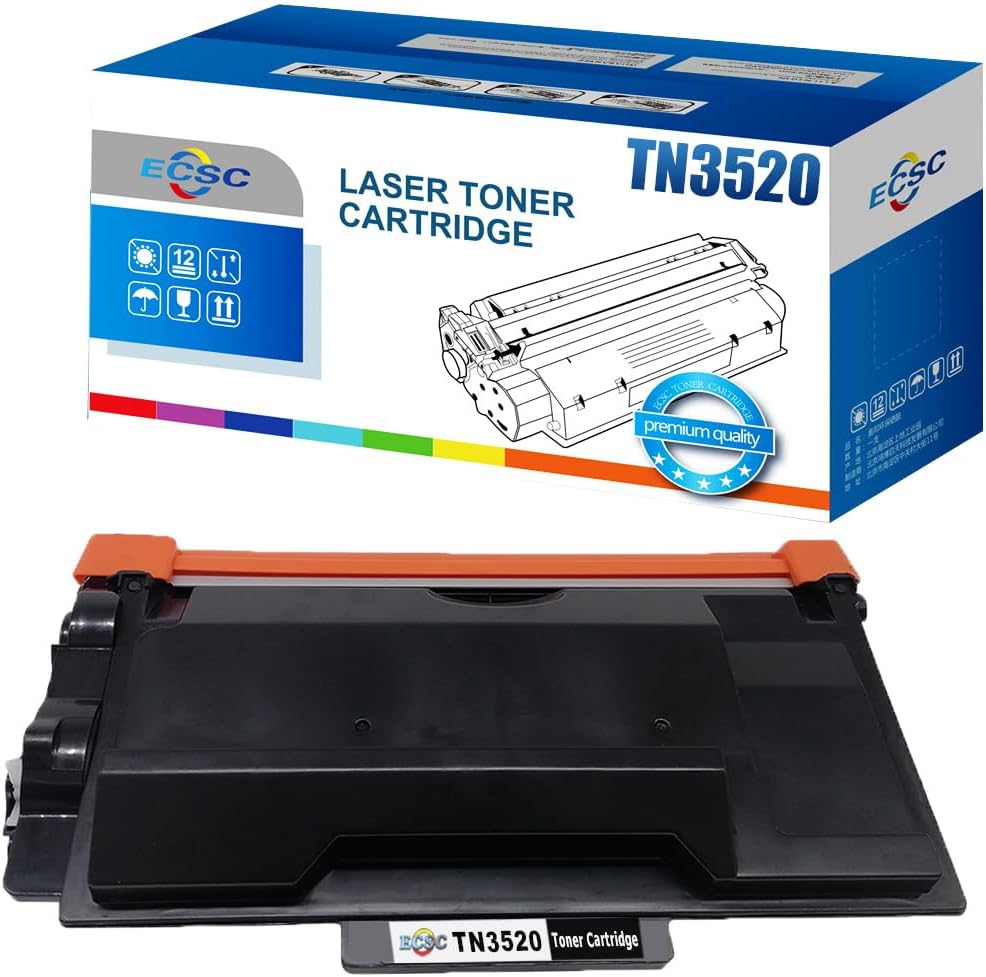 ECSC TN3520 Toner Black for Brother HL-L6400DW MFC-L6900DW Series - 20000 Pages