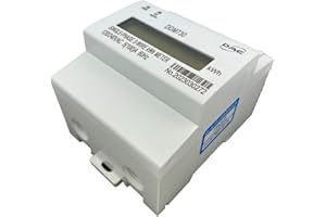 DAE DDM730 120/240V kWh Meter, 100A, 1P3W (2 hot Wires, 1 Neutral), Internal CT, 60 Hz, Pass Through
