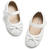 Otter MOMO Toddler/Little Girls Mary Jane Ballerina Flats Shoes Slip-on School Party Dress Shoes