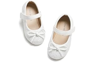Otter MOMO Toddler/Little Girls Mary Jane Ballerina Flats Shoes Slip-on School Party Dress Shoes