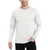 Cavva Mens Thermal Long Sleeve Shirts Base Layer Midweight Fleece Lined Undershirt Warm Athletic Workout Tops