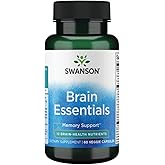 Swanson Brain Essentials 60 Veg Capsules