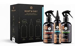MINT'N DRY Essentials 3 in 1 Bike Cleaning Kit Solution - Versatile Protection for All Weather Conditions. Safe on All Surfac