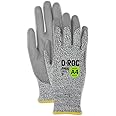MAGID D-ROC ANSI A4 Hyperon Polyurethane Palm Coated Work Gloves, 12 Pairs, Size 9/Large (GPD534)