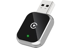 Carplay Mini adaptateur sans fil pour iPhone – Adaptateur sans fil Carplay Bluetooth, compatible avec iPhone iOS 10+, stable 