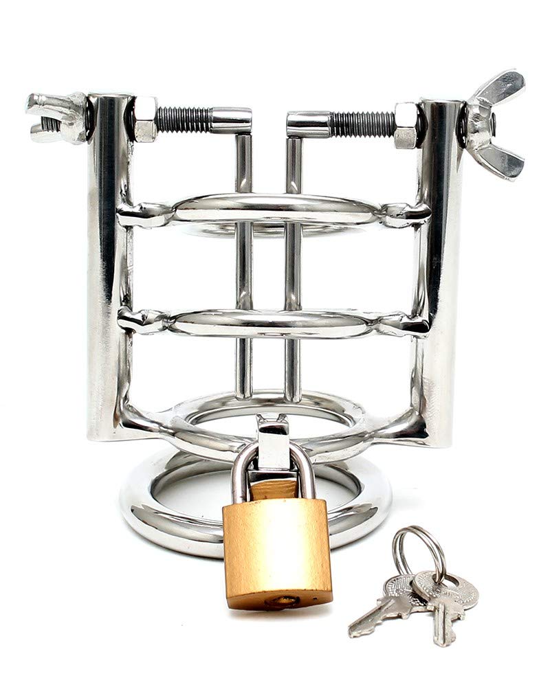 Rimba Urethral Stretcher with Cockring and Padlock, 200 g
