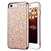iPhone 8 Case, iPhone 7 Case, MIRACASE Bling Sparkle Dual Layer Shockproof Hard Cover Soft Bumper Girls Women Protective Glitter Case for iPhone 7 /8 /6 /6S (4.7
