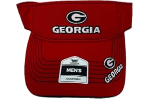 ARMED FORCES DEPOT Georgia Bulldogs Alert Visor. Red