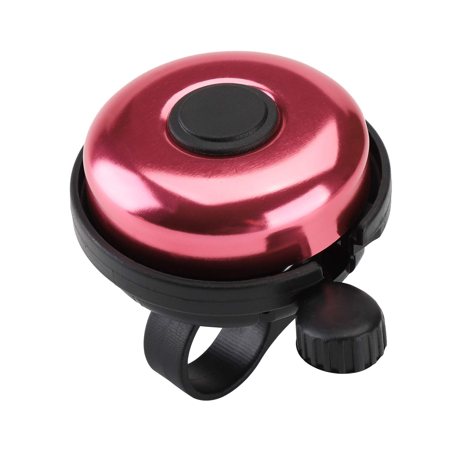 Paliston Aluminum Bike Bell Bicycle Bell for Adults Kids Boys Girls Pink