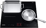 Samsung Slim Fit Induction Hob NZ64B4015FKU1 with Oval Ring Black view 3