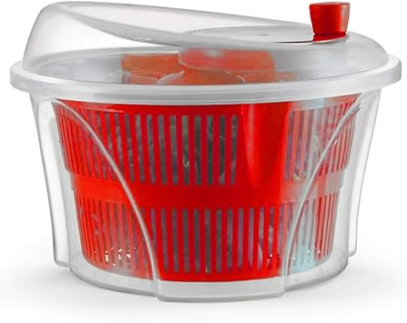 Arthi, 768206, Secador de Salada Centrifuga Seca Verduras Vegetais Manual, cor Vermelho, Polipropileno