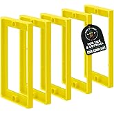 Mint Bucket Brands 1/4" Single Gang Outlet Box Extenders, UL Listed, Electrical Box Extender for Outlets & Switches, Pack of 5