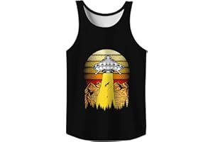 WANGSTAR Mens Tank Tops Summer Sleeveless Shirts Beach Graphic Tank Tops Men 4th of July Tank Top Cut Off Patriotic Shirts