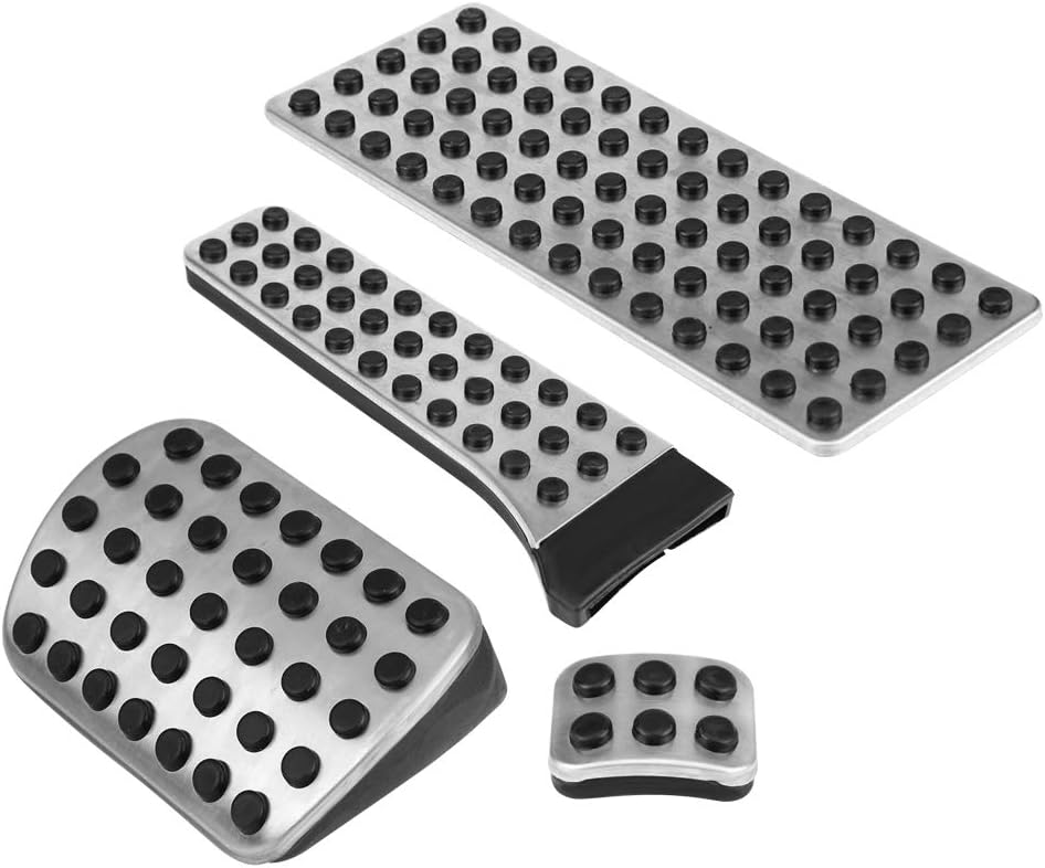 Pasamer Car Fuel Brake Clutch Pedal Cover for MercedesBenz W203 W204 W210 W211 W212 CE Perfect Match 4pcs