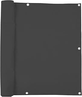 jarolift Balkonbespannung, Balkon Sichtschutz Windschutz Sonnenschutz Balkon-Verkleidung, Wasserabweisend 300 x 75 cm anthrazit