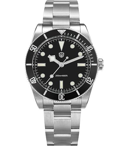 Amazon.com: watchdives 36mm Quartz Watches, VH31 Sweep Second
