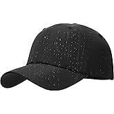 Malaxlx Waterproof Baseball Cap for Men Women Breathable UPF50+ Sport Outdoor Caps Quick Dry Adjustable Rain Hat