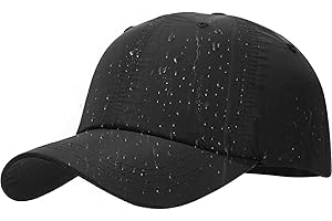 Malaxlx Waterproof Baseball Cap for Men Women Breathable UPF50+ Sport Outdoor Caps Quick Dry Adjustable Rain Hat