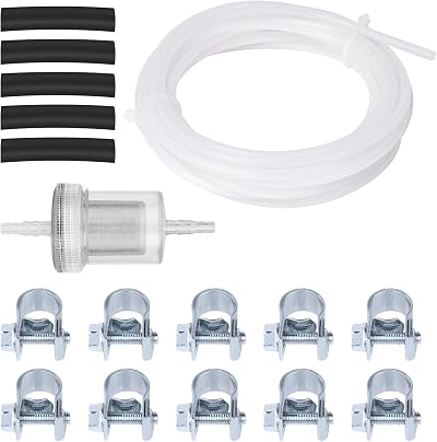 URAQT 3.9M Car Fuel Hose Kit 17 Pcs for Webasto Eberspacher Diesel Heater