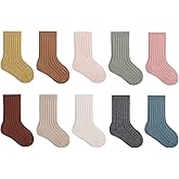 FYLuoke Baby Girls Boys Socks Unisex-Baby Infant Cotton Crew Socks for Skid Toddler Ankle Socks Set