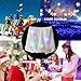 LED Scarf Light up Scarf Clothing for Women Men Kids Novelty Funny Gifts Christmas Scarf Costume for Christmas Party Birthday (White)