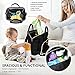 Premium Diaper Bag Backpack by Liname - Extra-Wide Zip Opening, Large Capacity & Stylish Design - Includes Bonus Stroller Straps & Waterproof Changing Pad - Easy to Clean and Looks Great