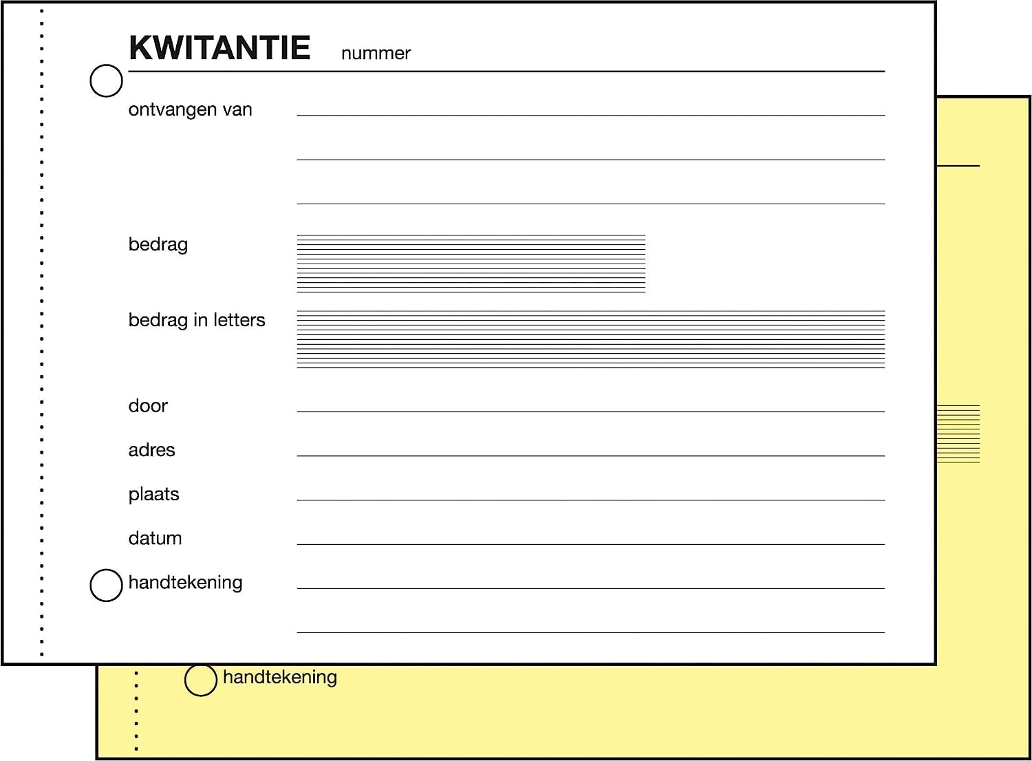 Sigel Expres kwit Antiebo Ekje – Dutch Duplicate Receipt Book A6 quer
