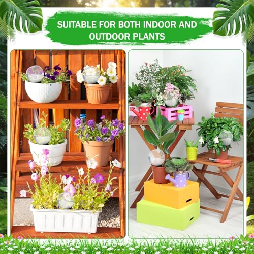 Yimomoyi 4 x 500ml Automatic Watering Balls for Indoor Plants, Balcony Plants and Flowers