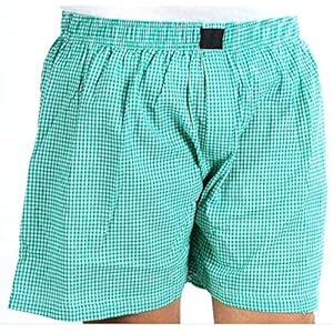 Elitify Mens Sky Blue Checkred Boxer (Pack of 1)