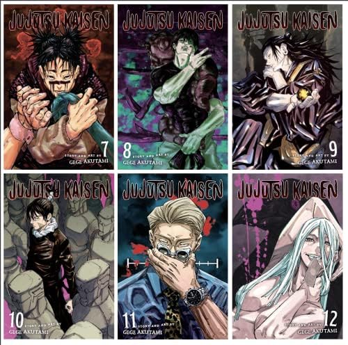 Jujutsu Kaisen Vol. 1,2,3,4,5,6 Bundle Set (6 Book Collection