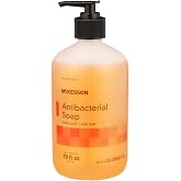 McKesson Antibacterial Liquid Hand Soap, Pump Bottle, 18 oz, 1 ct | Clean Scent