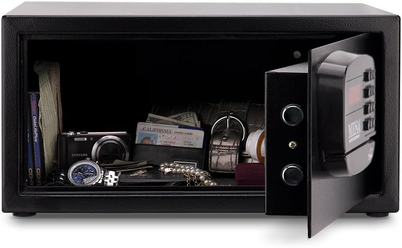 Hotel Safe, 1.2 cu. ft, Black, 35 lb. - - 