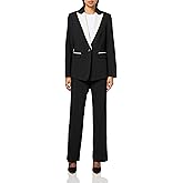 Le Suit Womens One Button Blazer & Pant, 2pc Set