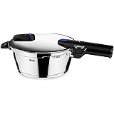 Fissler vitaquick Pressure Coocker Stainless Steel Induction, 2.6 Quart, silver