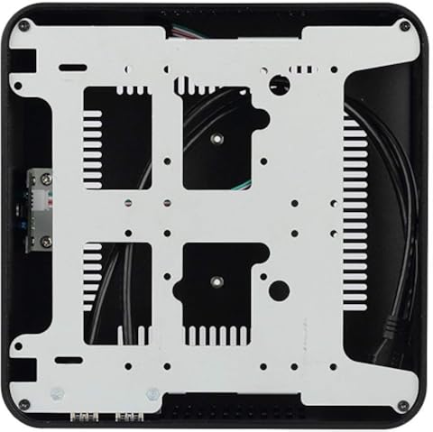 Andifany L80S Cajas de Computadora Chasis de Aluminio Mainframe de Escritorio con Puerto USB 3.0 Hueco para Chasis de Juego DIY Pc Itx Case Negro