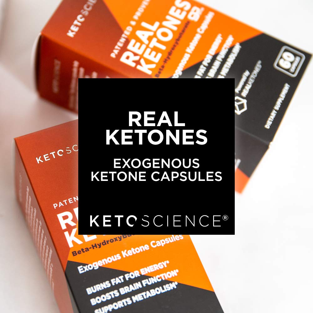 Keto Science Real Ketones Caps Dietary Supplement, Supports Carb