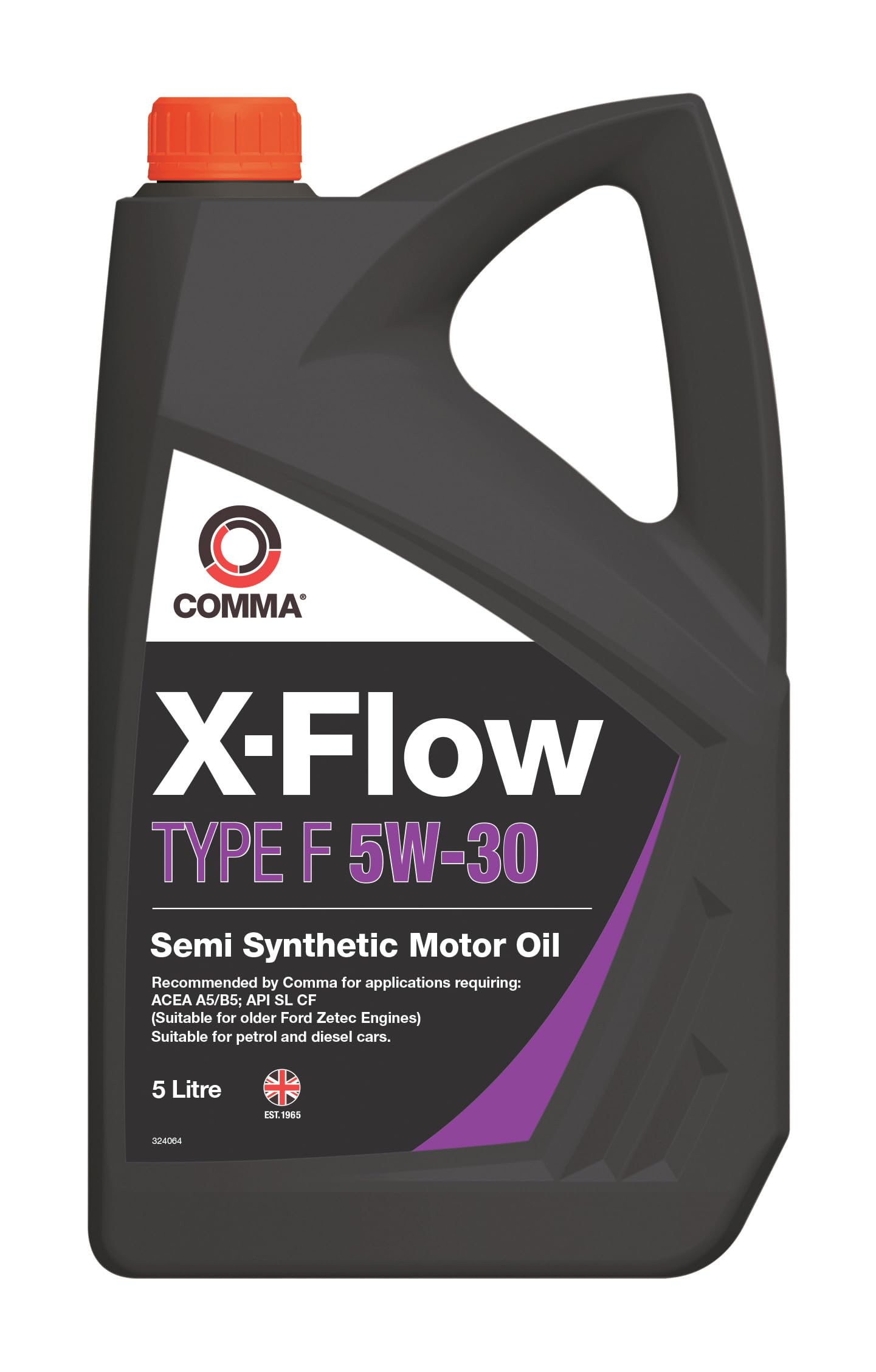 Comma XFF5L 5L X-Flow Type F Semi Synthetic 5W30 Motor Oil