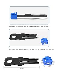 100Pcs RJ45 Port Lock with 10 Keys, ZoeRax Locking