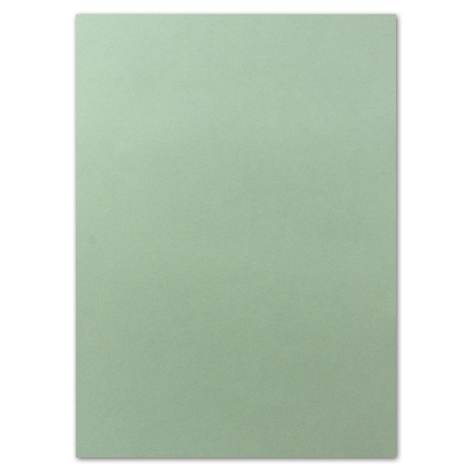 100 DIN A5 single card paper sheets - Eucalyptus - 240 g/m² - 14.8 x 21 cm - craft sheet construction paper photo cardboard craft paper construction cardboard - FarbenFroh — image 1