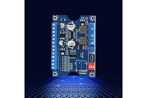 JRGKJCP Sound Playback Module, 80W Low Lever Trigger 8MB DC 9-24V CH358D Voice Board, Support USB Download, MP3 Hardware Decoding,10-Way Button One-to-One, 8 Combined Playback Chips for Industry Broadcast.