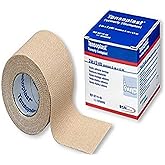 BSN Medical 20184 Tensoplast Elastic Athletic Tape, Provides Medium Support or Compression with High Adhesive Properties, Water Repellent and Air Permeable, Tan, 2" x 5 yard, Roll
