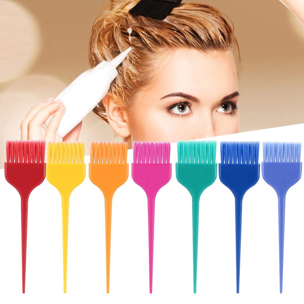 Hair Dye Brush Set, 7Pcs XL Size Professional Hairdressing Tinting Brush Color Applicator for Hair coloring : Beauty